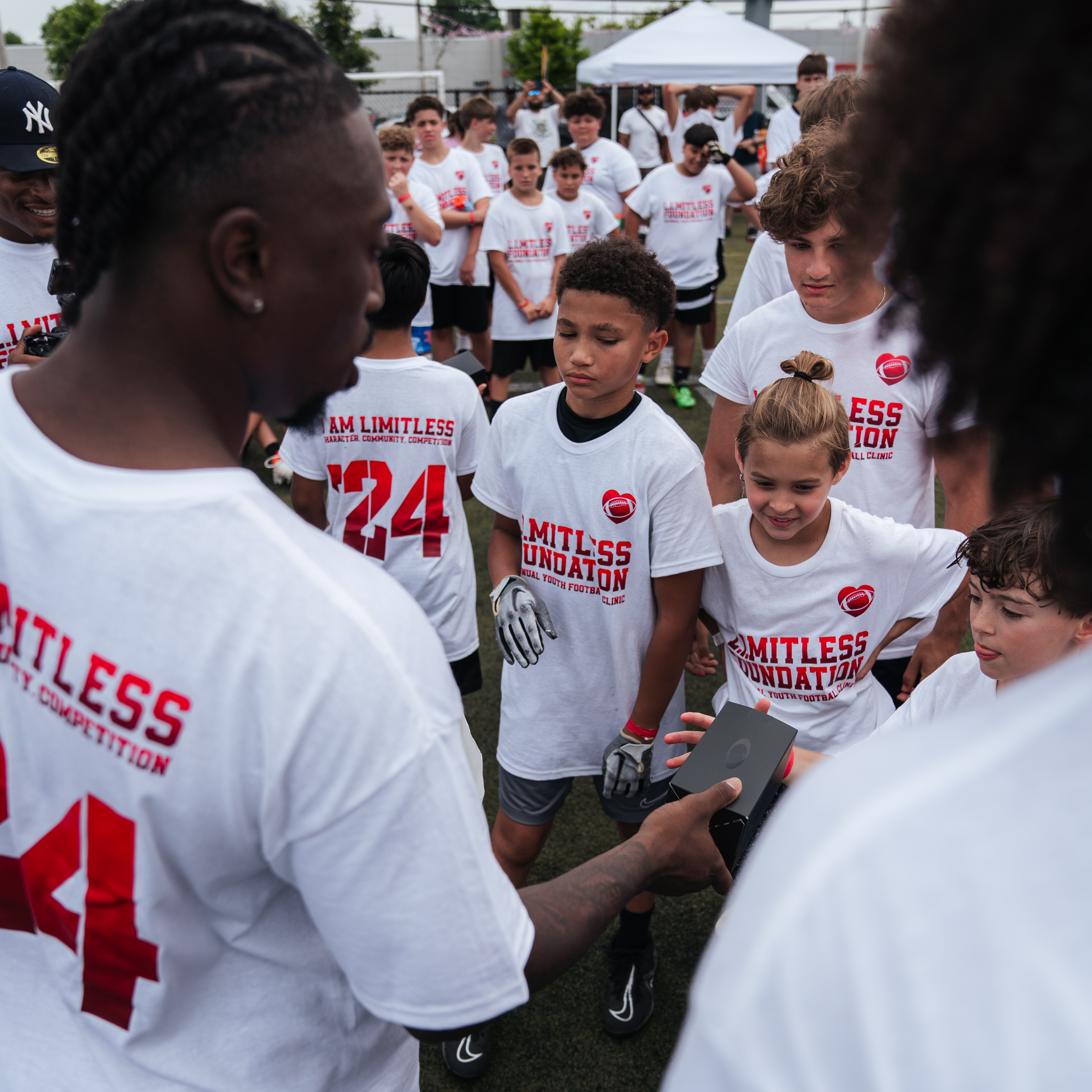 Youth football training